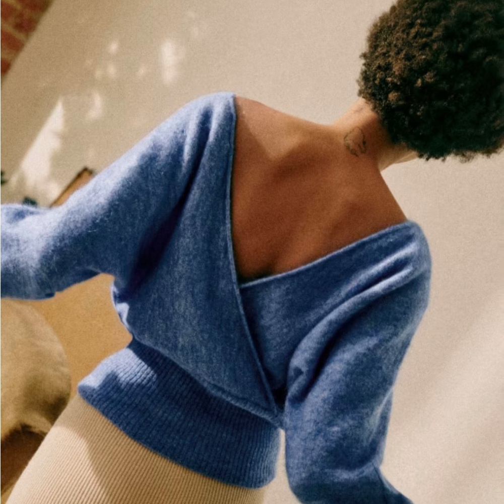 Sezane Gaby Jumper: Blue